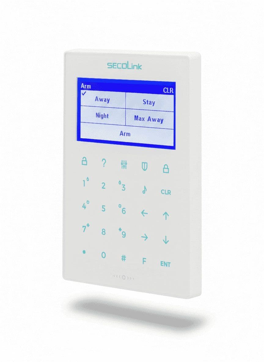 SECOLINK KM25M érintőképernyős LCD kezelő