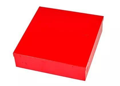 BOX-285 fém központdoboz (piros)