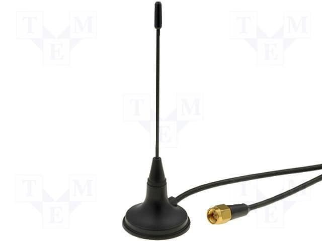 Mágnestalpas LTE antenna, 90cm vezetékkel és SMA csatlakozóval