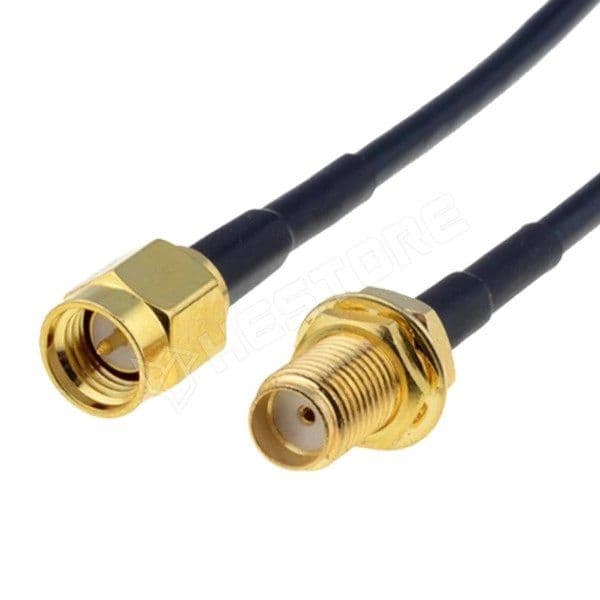 GPRS / LTE antenna toldó kábel, SMA dugó- SMA aljzat, 30cm